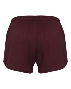 Alleson Athletic 7272 Men’s B-Core Track Shorts – Maroon (back)