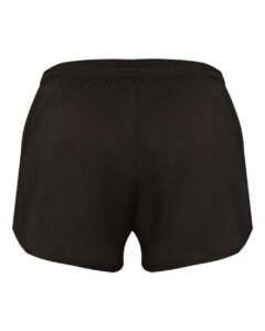 Alleson Athletic 7278 Women’s B-Core Track Shorts – Black (back)