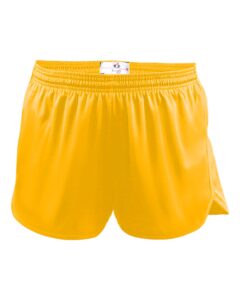 Alleson Athletic 7278 Women’s B-Core Track Shorts – Gold