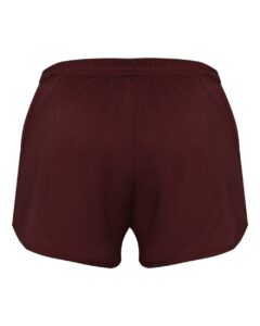 Alleson Athletic 7278 Women’s B-Core Track Shorts – Maroon (back)