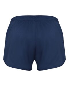 Alleson Athletic 7278 Women’s B-Core Track Shorts – Navy (back)