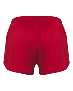 Alleson Athletic 7278 Women’s B-Core Track Shorts – Red (back)