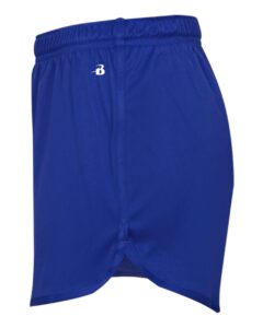 Alleson Athletic 7278 Women’s B-Core Track Shorts – Royal (side)