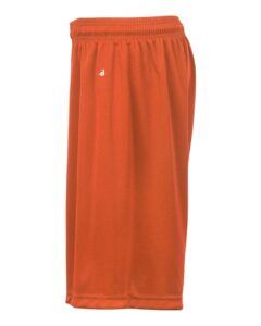 Badger 4107 Men’s B-Core 7″ Shorts – Burnt Orange (side)