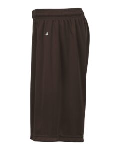 Badger 4107 Men’s B-Core 7″ Shorts – Brown (side)