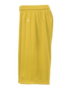 Badger 4107 Men’s B-Core 7″ Shorts – Gold (side)