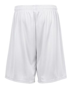 Badger 4107 Men’s B-Core 7″ Shorts – White (back)