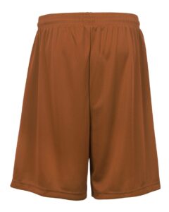 Badger 4109 Men’s B-Core 9″ Shorts – Texas Orange (back)