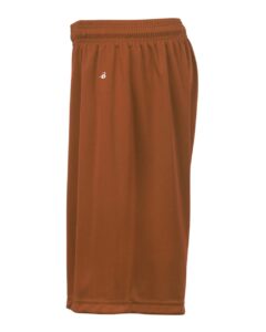 Badger 4109 Men’s B-Core 9″ Shorts – Texas Orange (side)