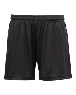 Badger 4116 Women’s B-Core 5″ Inseam Shorts – Black