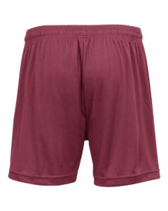 Badger 4116 Women’s B-Core 5″ Inseam Shorts – Cardinal (back)