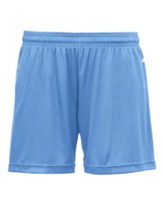 Badger 4116 Women’s B-Core 5″ Inseam Shorts – Columbia Blue