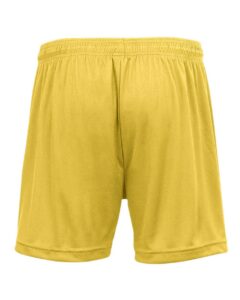 Badger 4116 Women’s B-Core 5″ Inseam Shorts – Gold (back)