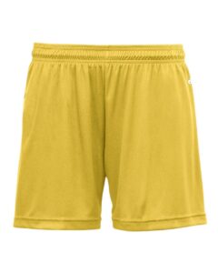 Badger 4116 Women’s B-Core 5″ Inseam Shorts – Gold