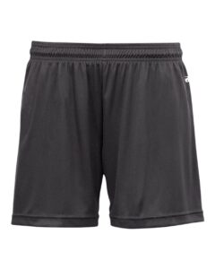 Badger 4116 Women’s B-Core 5″ Inseam Shorts – Graphite