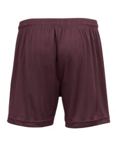 Badger 4116 Women’s B-Core 5″ Inseam Shorts – Maroon (back)