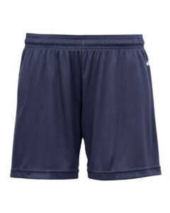 Badger 4116 Women’s B-Core 5″ Inseam Shorts – Navy