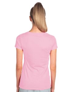 Next Level 1510 Women’s Ideal Tee – Lilac (on model back)