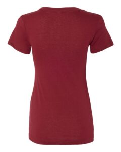 Next Level 1510 Women’s Ideal Tee – Cardinal (back)