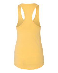 Next Level 1533 Women’s Ideal Racerback Tank – Banana Cream (back)