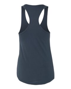 Next Level 1533 Women’s Ideal Racerback Tank – Indigo (back)