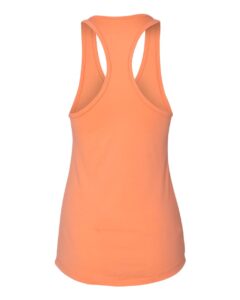 Next Level 1533 Women’s Ideal Racerback Tank – Light Orange (back)