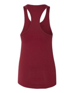 Next Level 1533 Women’s Ideal Racerback Tank – Cardinal (back)