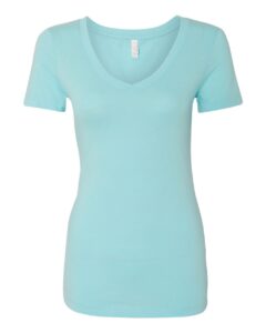 Next Level 1540 Women’s Ideal V-Neck Tee – Cancun