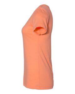 Next Level 1540 Women’s Ideal V-Neck Tee – Light Orange (side)
