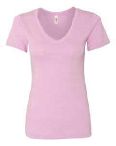Next Level 1540 Women’s Ideal V-Neck Tee – Lilac
