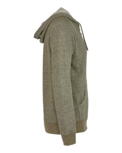 Next Level 9600 Unisex Pacifica Full-Zip Hoodie Sweatshirt – Military Green (side)