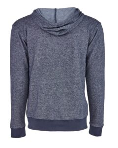 Next Level 9600 Unisex Pacifica Full-Zip Hoodie Sweatshirt – Navy (back)