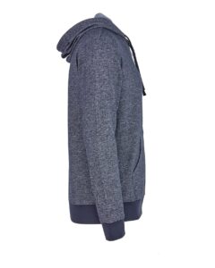 Next Level 9600 Unisex Pacifica Full-Zip Hoodie Sweatshirt – Navy (side)
