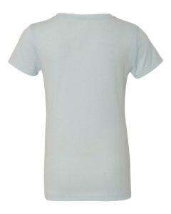 Next Level 3712 Girls’ CVC Princess Tee – Ice Blue (back)
