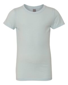 Next Level 3712 Girls’ CVC Princess Tee – Ice Blue