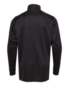 Badger 2102 Youth B-Core Quarter-Zip Pullover – Black/ Graphite (back)