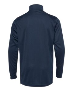 Badger 2102 Youth B-Core Quarter-Zip Pullover – Navy/ Graphite (back)