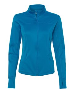 Independent Trading Co. EXP60PAZ Women’s Poly-Tech Full-Zip Track Jacket – Aster Blue