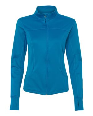 Independent Trading Co. EXP60PAZ Women’s Poly-Tech Full-Zip Track Jacket – Aster Blue