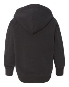 Independent Trading Co. PRM10TSB Toddler Special Blend Hooded Raglan Sweatshirt – Black (back)