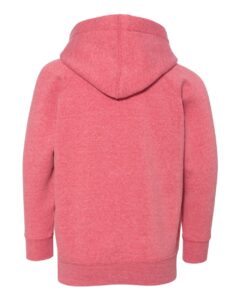 Independent Trading Co. PRM10TSB Toddler Special Blend Hooded Raglan Sweatshirt – Pomegranate (back)