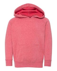 Independent Trading Co. PRM10TSB Toddler Special Blend Hooded Raglan Sweatshirt – Pomegranate