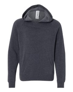 Independent Trading Co. PRM15YSB Youth Lightweight Special Blend Raglan Hooded Sweatshirt – Midnight Navy