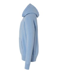 Independent Trading Co. PRM15YSB Youth Lightweight Special Blend Raglan Hooded Sweatshirt – Pacific (side)