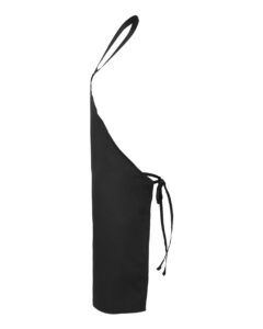 Q-Tees Q2010 Butcher Apron – Black (side)