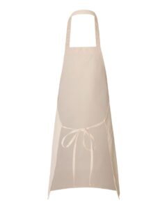 Q-Tees Q2010 Butcher Apron – Natural (back)