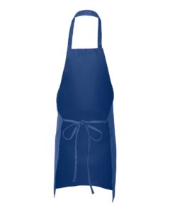 Q-Tees Q2010 Butcher Apron – Royal (back)