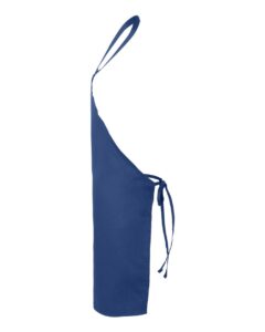 Q-Tees Q2010 Butcher Apron – Royal (side)