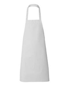 Q-Tees Q2010 Butcher Apron – White