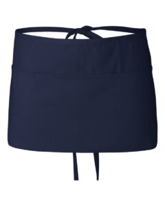 Q-Tees Q2115 Waist Apron with Pockets – Navy